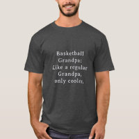 Custom Text Funny Grandpa Basketball
