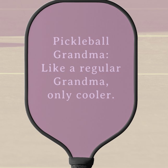 Custom Text Funny Oma Pickleball Schläger (Pickleball Grandma - Cool and unique custom racket. )