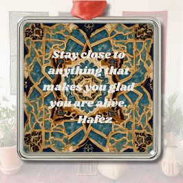 Custom Text Khatam Marquetry iranische Kunstgesche Ornament Aus Metall