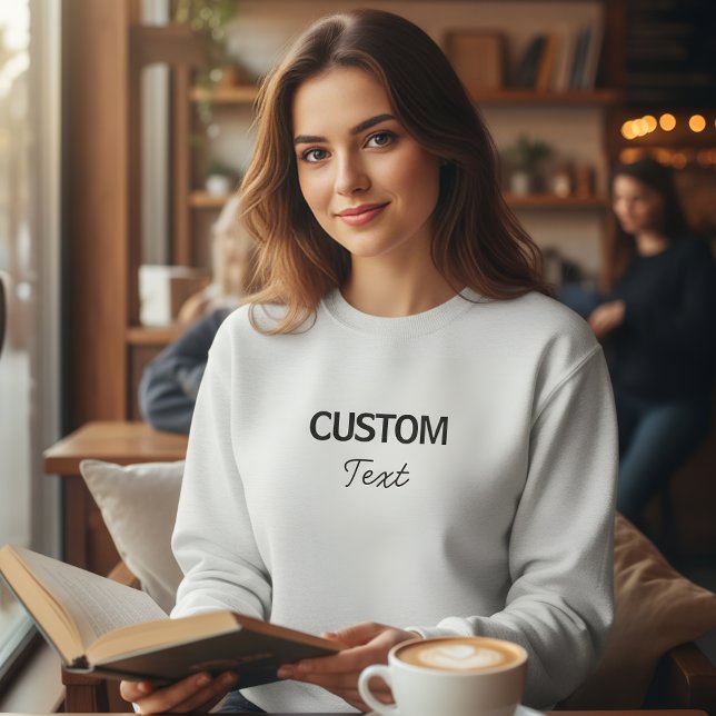 Custom Text Personalized Sweatshirt - Minimalist (Von Creator hochgeladen)