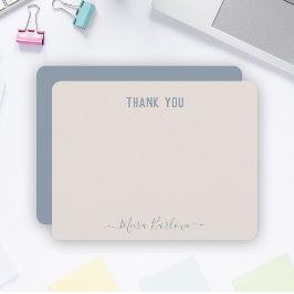 CUSTOM TEXT Persönliche moderne Skriptkalligrafie Mitteilungskarte