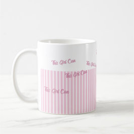 Custom Text Pink Kaffeetasse