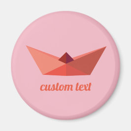 Custom text Summer Round Magnet