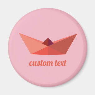 Custom text Summer Round Magnet