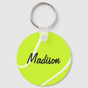 Custom Text Tennis Ball Key Chains Schlüsselanhänger