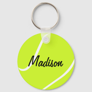 Custom Text Tennis Ball Key Chains Schlüsselanhänger