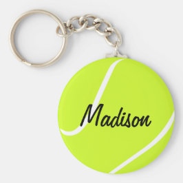 Custom Text Tennis Ball Key Chains Schlüsselanhänger