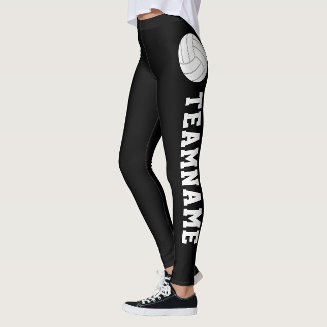 CUSTOM Text Volleyball Kompression Pants Leggings (Links)