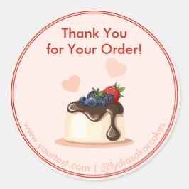 Custom “Thank You for Your Order” Bakery Stickers