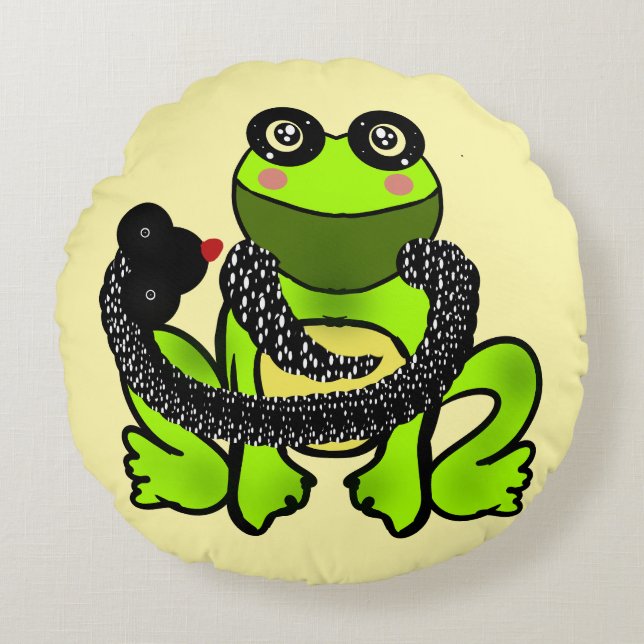 Custom The Friendship gift Rundes Kissen (Vorderseite)