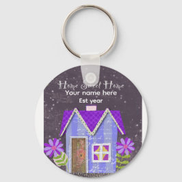 Custom The Signature Whimsy (Pink & Teal) Keychain Schlüsselanhänger