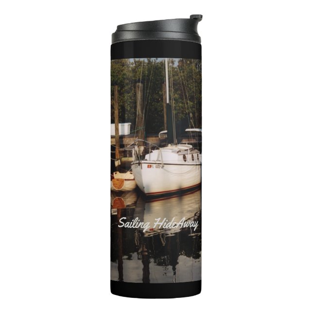 Custom Thermal Sailing Tumbler Thermosbecher (Nach links gedreht)