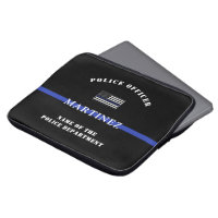 Custom Thin Blue Line Police Officer US Flag Poliz