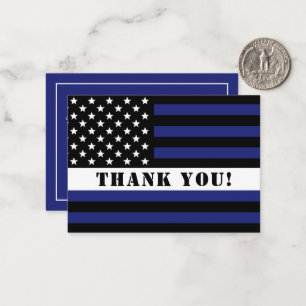 Custom Thin White Line USA Flag EMS EMT Mitteilungskarte
