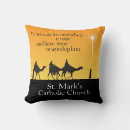 Custom Three Wise Men Star von Bethlehem Weihnacht Kissen