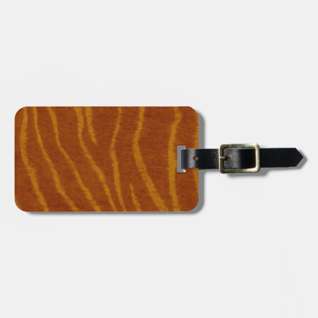 Custom Tiger Luggage Tag Gepäckanhänger (Vorderseite horizontal)