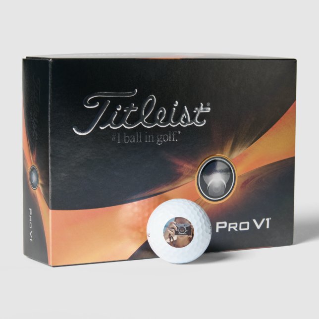 Custom Titleist Pro V1® Golf Balls - Personalisier Golfball (Äußeres Gebäude)