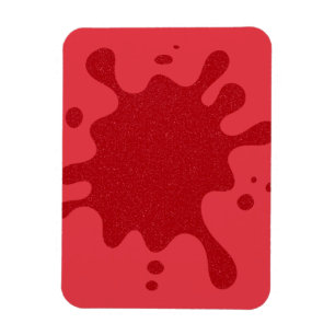 Custom Tomato Red Magnet - Bold Spritzer Art