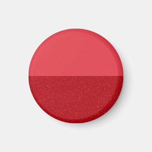 Custom Tomato Red Magnet - Split Matte + Textur