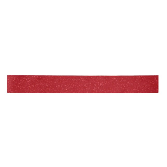 Custom Tomato Red Noise Effect Ribbon Satinband (Vorderseite)