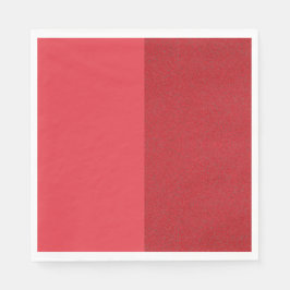 Custom Tomato Red Split Paper Napkins Serviette