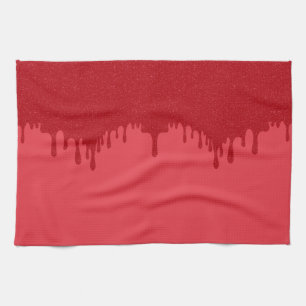 Custom Tomato Red Tropfen Küchentücher