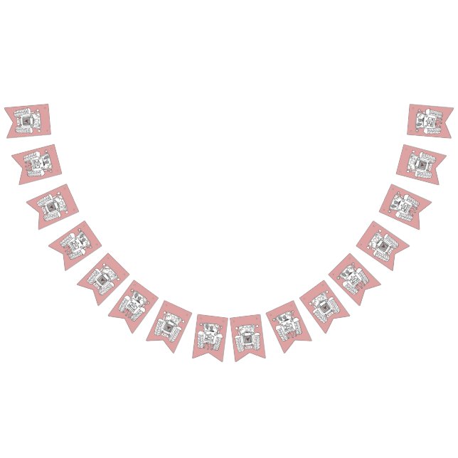 Custom Traktor Country Stall Rustikale Hochzeit Wimpelkette (Alle)