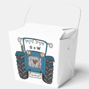 Custom Traktor Country Wedding Themed Favor Box Geschenkschachtel