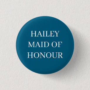 CUSTOM TRAUZEUGIN HONOR ABZEICHEN SCHALTFLÄCHE WED BUTTON