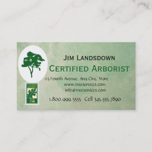 Custom Tree Arborist Business Card Visitenkarte