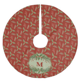 Custom Tree Skirt, Brushed Polyester Weihnachtsbaumdecke