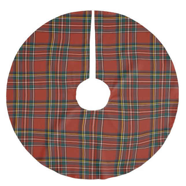 Custom Tree Skirt, Brushed Polyester Weihnachtsbaumdecke (Vorderseite)