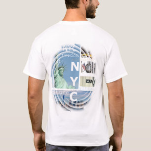 Custom Trendy Moderne Elegante New York City T-Shirt