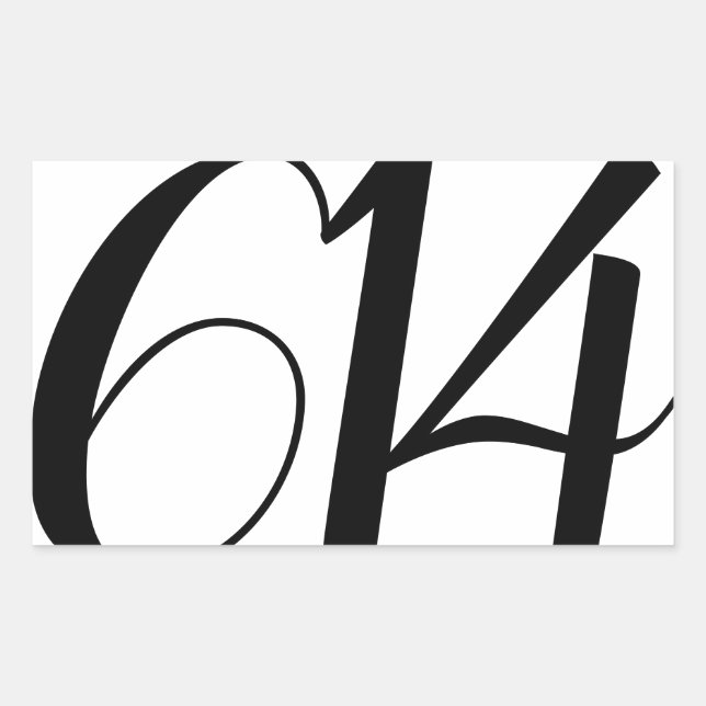 Custom Trendy Wedding Date Candle for Wedding Part Rechteckiger Aufkleber (Vorderseite)