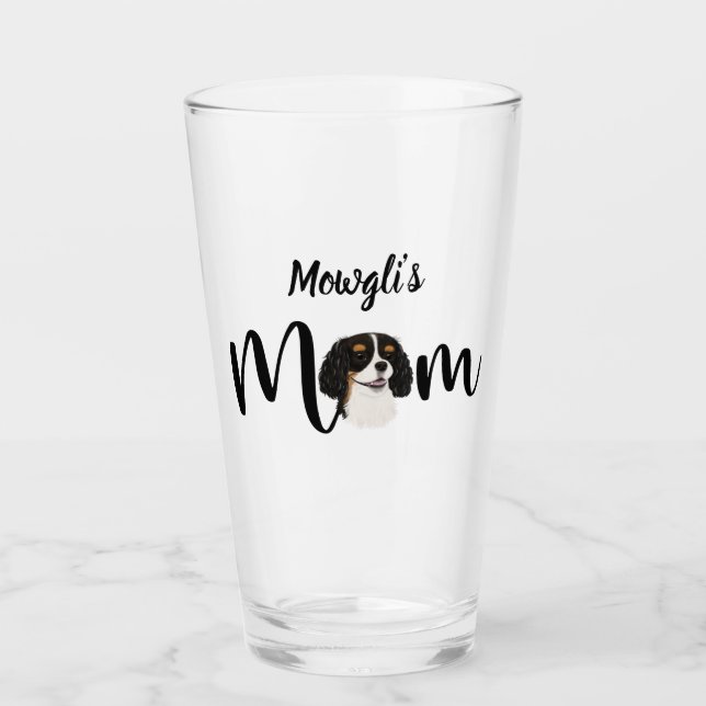 Custom Tri Colored Cavalier  Glas (Vorderseite)