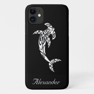 Custom Tribal Hammerhead Shark Illustration Case-Mate iPhone Hülle