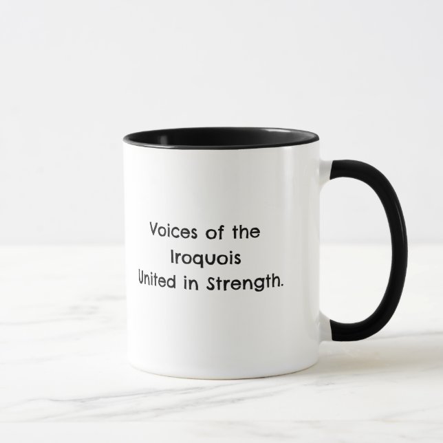Custom Tribal Typografy Coffee Cup Tasse (Rechts)