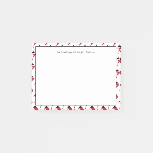 Custom TRINIDAD TOBAGO Post-it Klebezettel (Vorderseite)