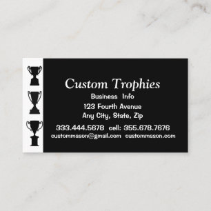 Custom Trophies Visitenkarte