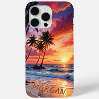 Custom Tropical Beach Sunset | Küstenkunst Case-Mate iPhone Hülle
