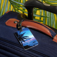 Custom Tropical Island Beach Ocean Sunset Foto