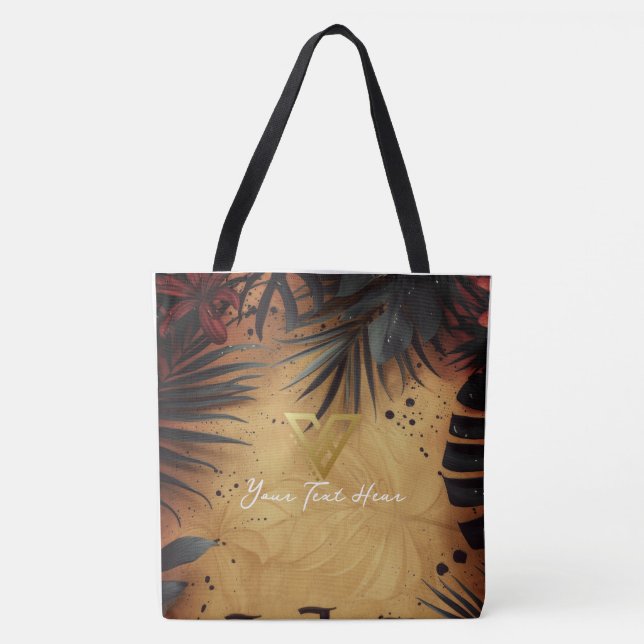 Custom : Tropical Twilight Personalisierte Tasche. (Vorderseite)