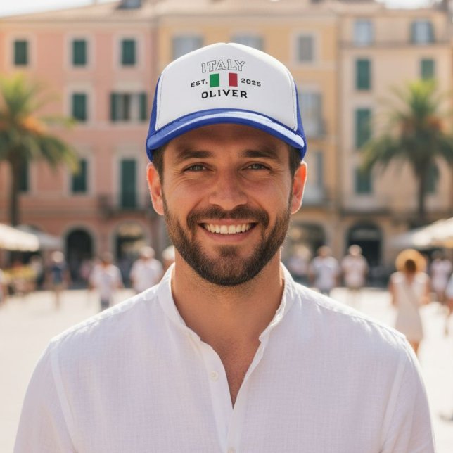  Custom Trucker Cap for Italy Fans, Personalized  Truckerkappe (Von Creator hochgeladen)