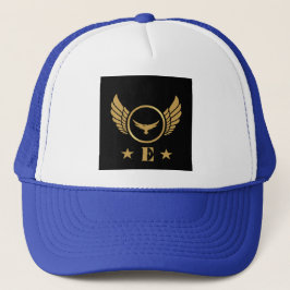 Custom Trucker Hat mit Monogram E Haarzubehör Truckerkappe