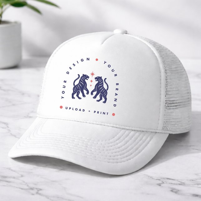 Custom Trucker Hat | Your Design Upload Cap Truckerkappe (Upload your artwork and turn this hat into custom merch, team workwear, or a stylish gift)