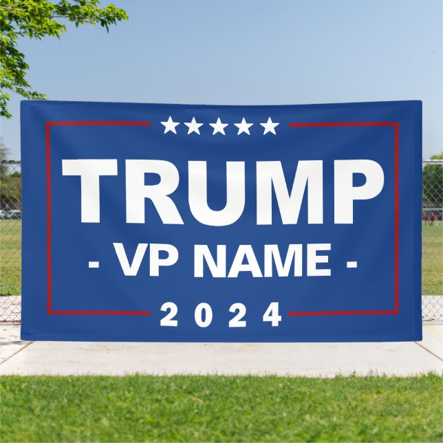 Custom Trump Vice President 2024 Banner (Außenbereich)