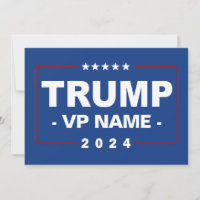 Custom Trump Vice President 2024