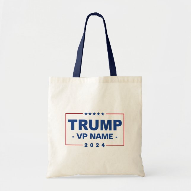 Custom Trump Vice President 2024 Tragetasche (Vorne)