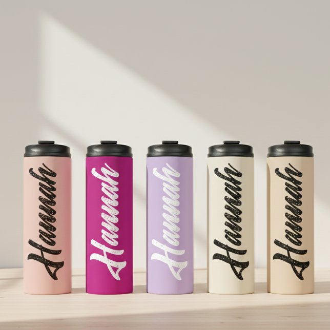 Custom Tumbler Mothers Day Gift for Mom or Grandma Thermosbecher (Elegant Bridal Party Tumbler Gift for Bridesmaids and Maid of Honor, Birthday Tumbler Gift for Her)