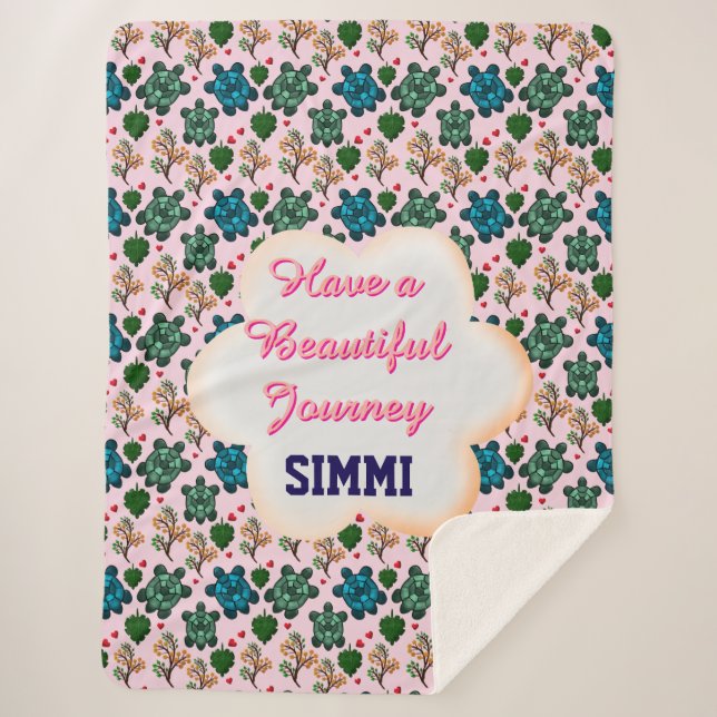 Custom turtle pattern  sherpadecke (Vorderseite)